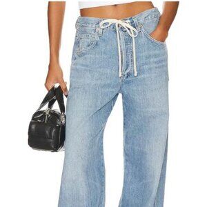 Citizens of Humanity Brynn Drawstring Wide Leg Jeans 28